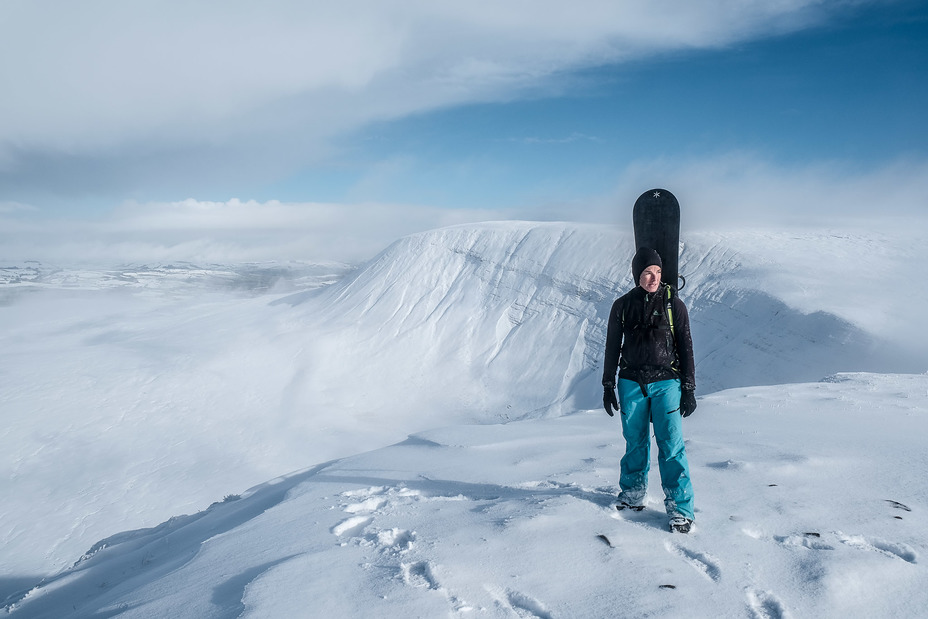 Fan Brycheiniog snow