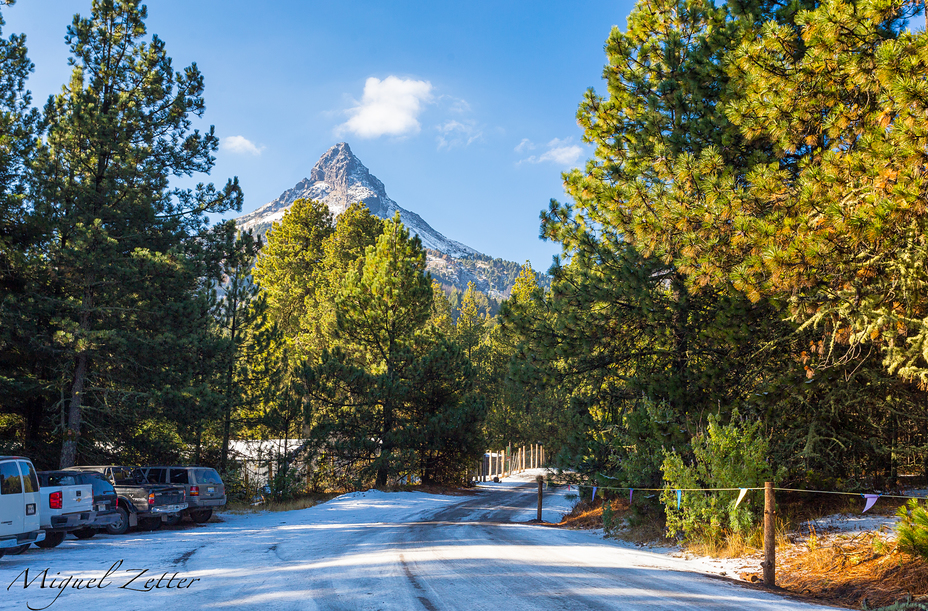 Vista desde la Joya, Nevado de Colima