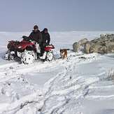 Snow on Summit, Beacon Hill, Powys