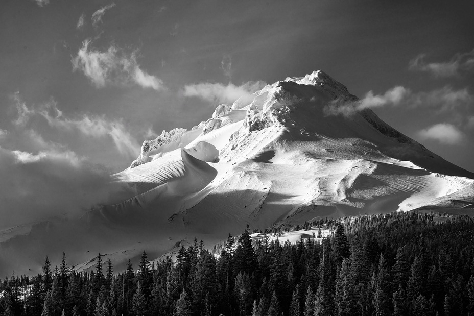 Clouds on the Mountain, Mount Hood