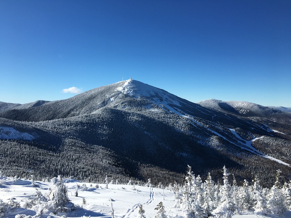 View from Burnt Hill, Sugarloaf Mountain (Franklin County, Maine)