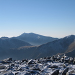 View towards Snowdon, Carnedd Llewelyn