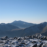 View towards Snowdon, Carnedd Llewelyn