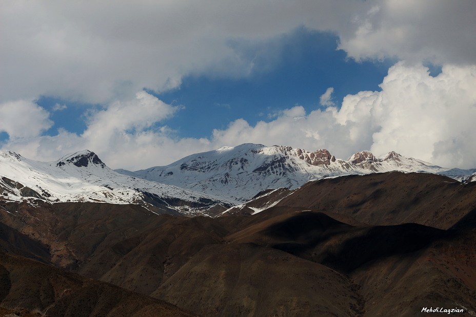 Binalud & Zargaran in one frame, Mount Binalud
