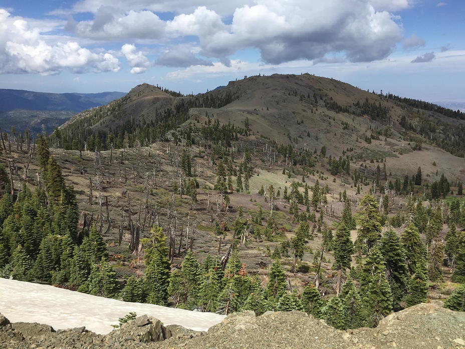 Snow Mountain East from Snow Mt. West