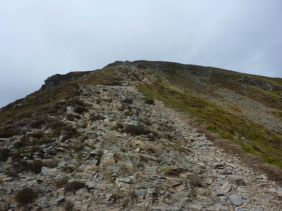 Just a bit of a scamble on the East ridge, Grisedale Pike
