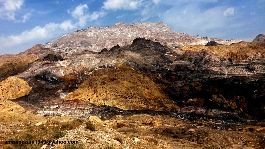 naser ramezani jashk salty mountain, گنبد نمکی جاشک