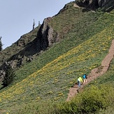 Final push to the summit, Dog Mountain