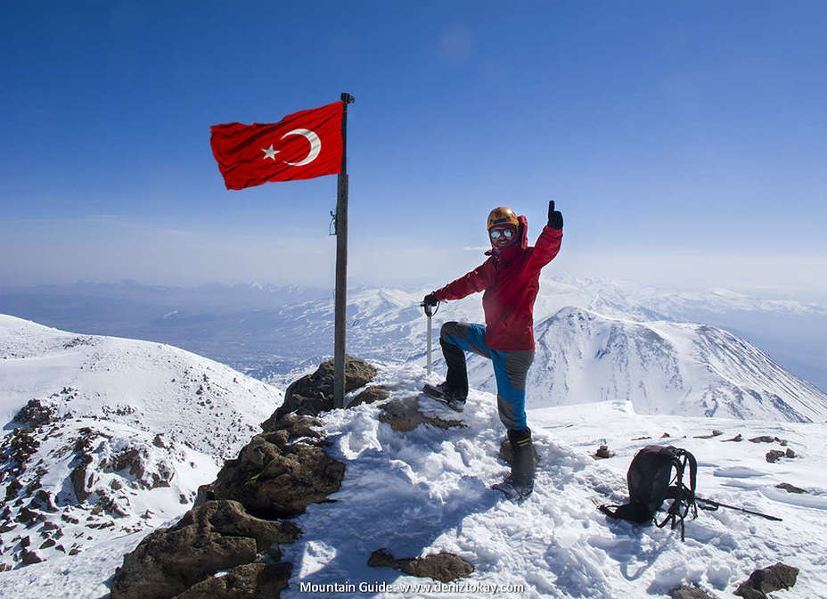 At The Summit of Mount Hasan Turkey, Hasandag or Hasan Dagi