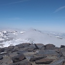 zicht vanuit Mulhacen naar Pico veleta
