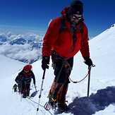 Up the fixed lines, Mount Elbrus