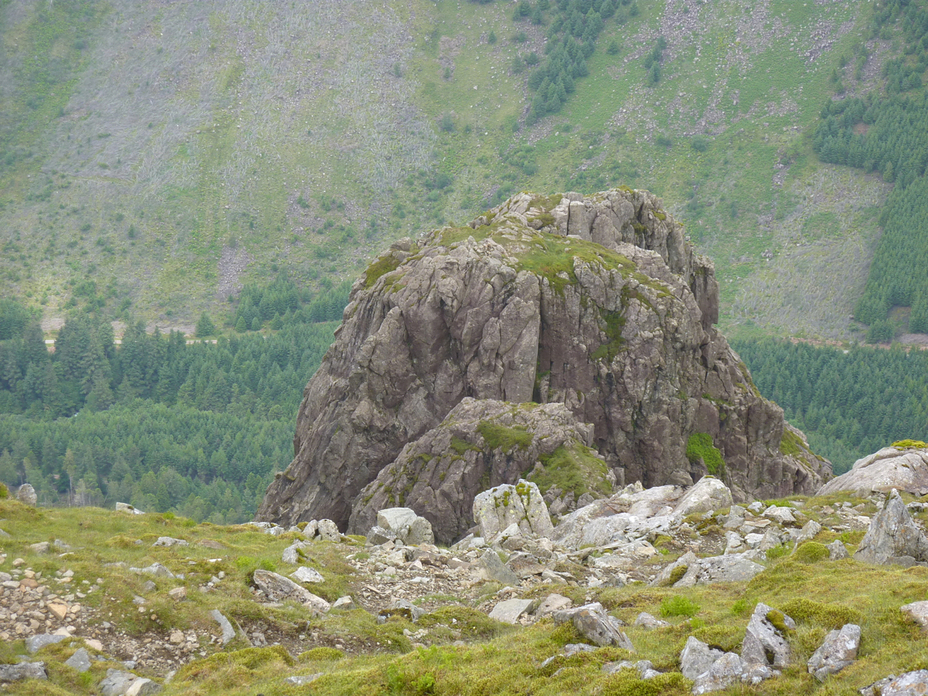 Pillar Rock from the Summit of Pillar