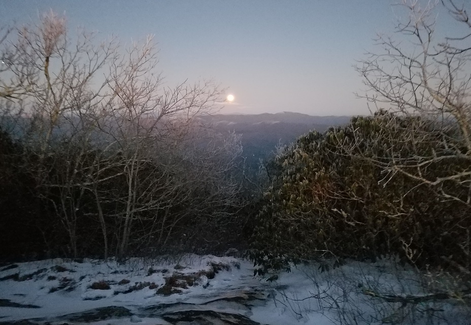 Moonrise at Blood Mountain