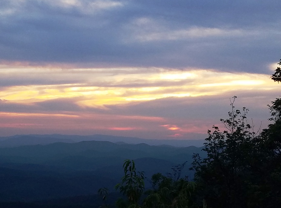 Sunset at Blood Mountain