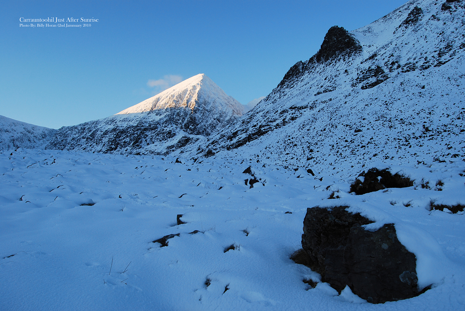 Carrauntoohil Just After Sunrise