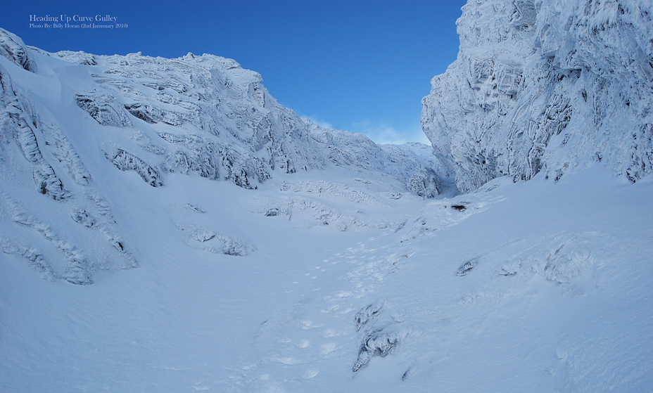 Heading Up Curve Gulley, Carrauntoohil