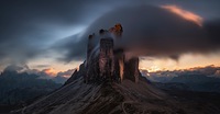 Entwined, Tre Cime di Lavaredo photo