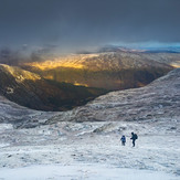 Lugnaquilla in winter time 