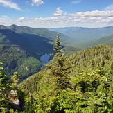View of ausable lake from mt. Colvin, Mount Colvin