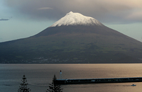 Pico Mountain at dusk, Montanha do Pico photo