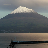 Pico Mountain at dusk, Montanha do Pico