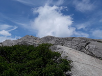 view of Mt Monadnock summit from white cross trail, Mount Monadnock photo