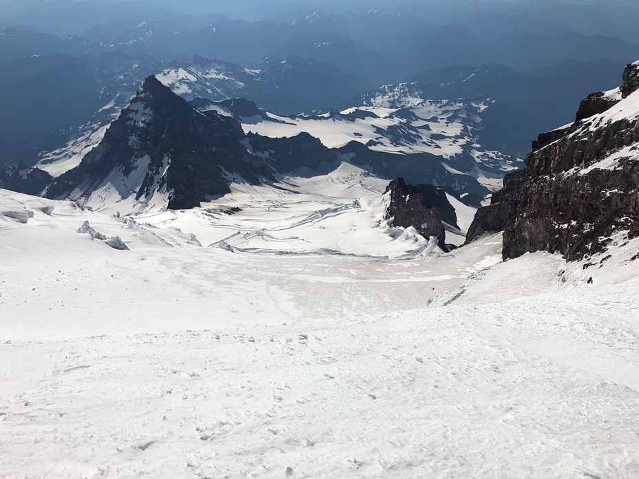 Down Ingraham Glacier, Mount Rainier