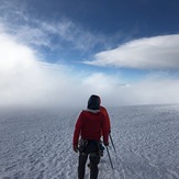 Cloudy in the crater, Mount Rainier