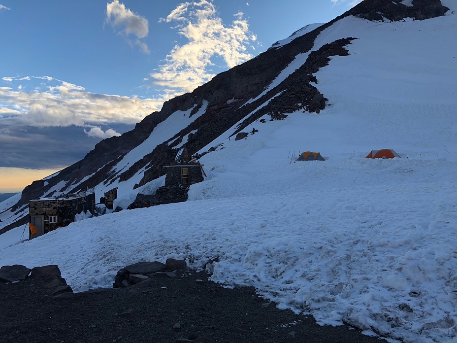 Evening at Camp Muir, Mount Rainier