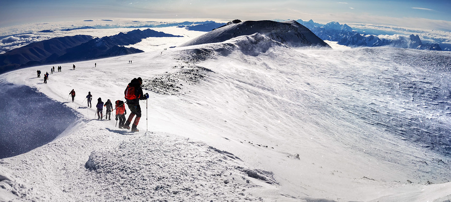 last 500m to the summit, Mount Elbrus