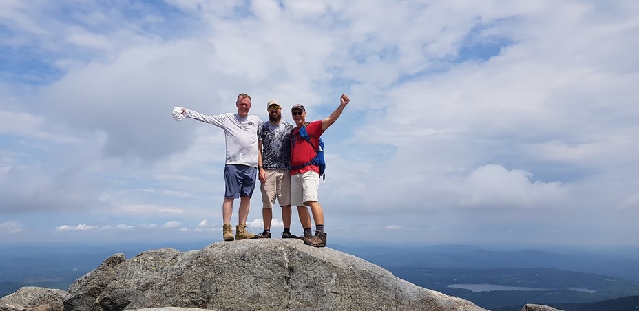 Summer day on Monadnock summit, Mount Monadnock