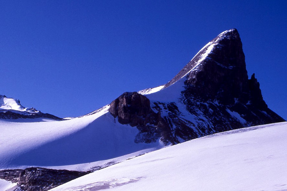 St. Nicholas Peak with a Bit of Mt. Olive at Left., Saint Nicholas Peak (Canada)