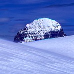 Mt. Alberta From the High Shoulder of the Columbia Icefield, Mount Woolley