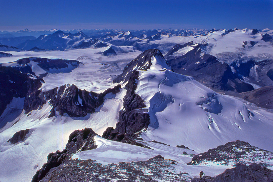 From Mount Forbes Buttress - 2 US Climbers 