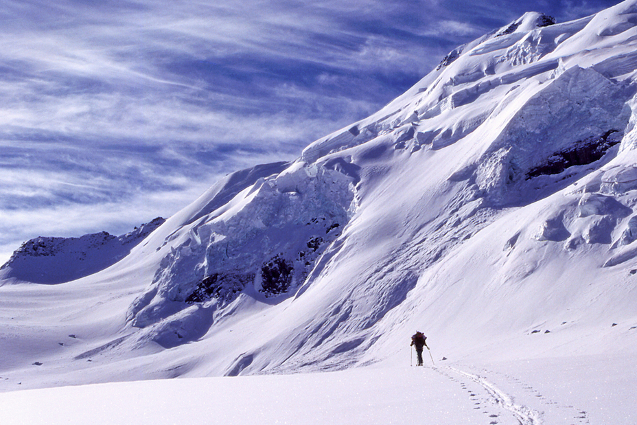 Mt. Balfour Approach From Balfouur Hut, Mount Balfour