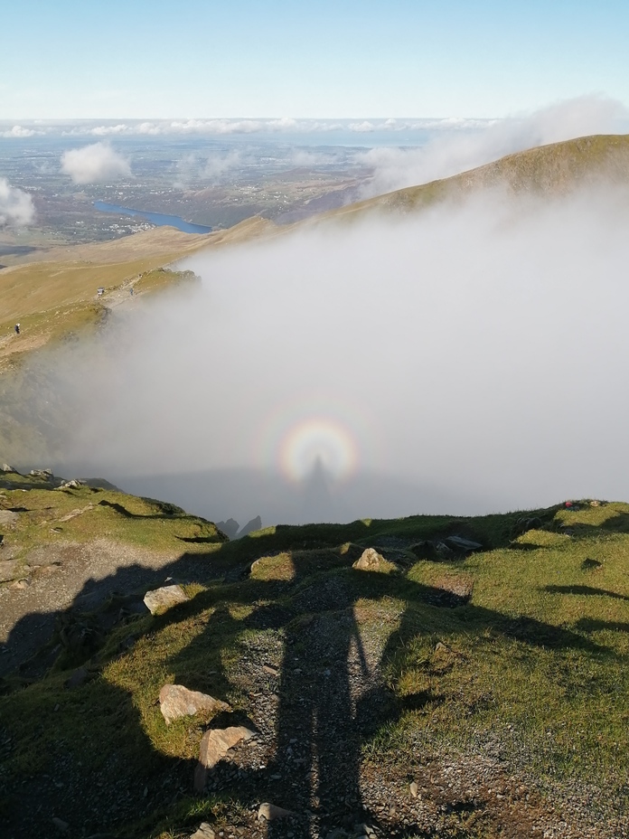 A spectacular Brocken spectre on Mount Snowdon