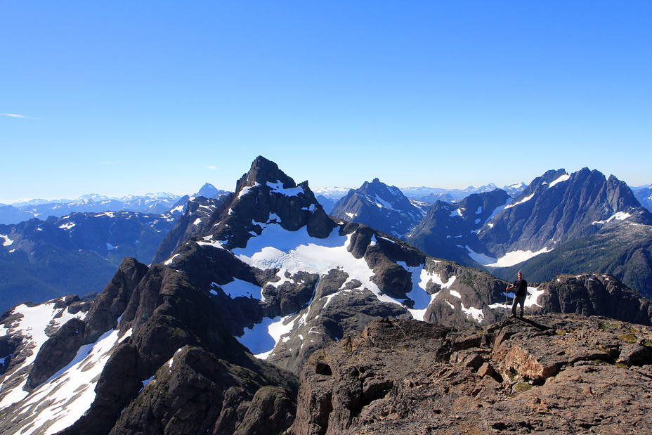 View from the summit of Kings Peak, Elkhorn