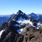 View from the summit of Kings Peak, Elkhorn