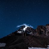 Kazbek at night, Kazbek or Kasbek