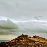 Awiar mountain shelter in autumn