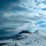 Awiar mountain shelter in autumn