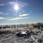 Looking southeast at the top of the summit, Mount Ararat (Pennsylvania)