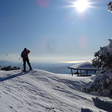 Flabouri Mountain refuge outside, Parnitha