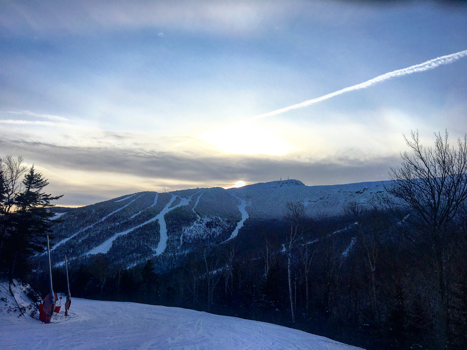Sunset in January, Mount Mansfield