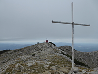 Dinara peak seen from nearest side peak photo