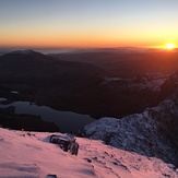 Stunning sunrise over Snowdon