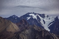 Nevado Juncal seen from Cerro Hornitos photo