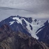 Nevado Juncal seen from Cerro Hornitos