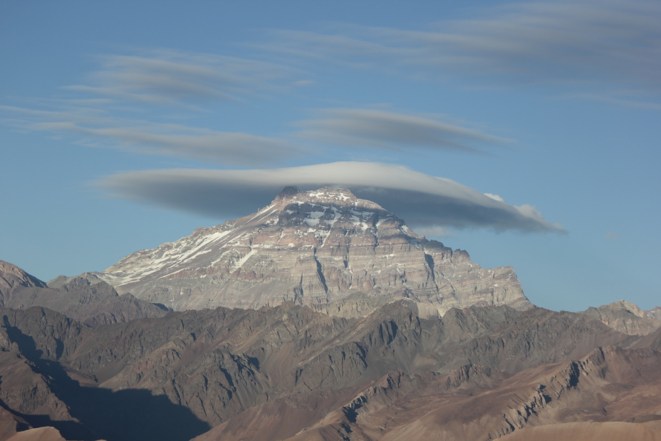 Monte Aconcagua seen from Chile