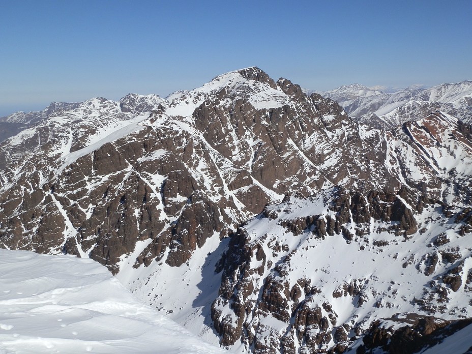 Toubkal from Ras N'Ouanoukrim